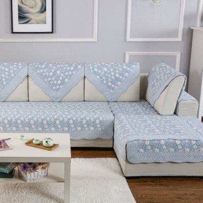 全棉绗缝中式组合沙发垫坐垫子防滑布艺田园风四季通用皮沙发巾罩,居家布艺,沙发垫,淘宝优惠券,粉丝福利购,淘宝优惠卷