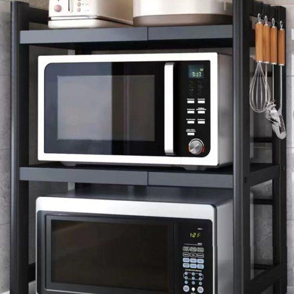 极有家厨房置物架电饭锅支架台面双层家用收纳微波炉烤箱放锅架子,厨房/烹饪用具,微波炉置物架,淘宝优惠券,粉丝福利购,淘宝优惠卷