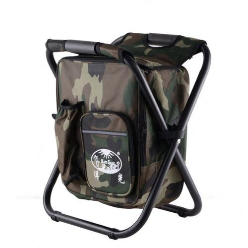 折叠凳便携冰包凳带保温包可背钓鱼凳沙滩椅轻巧户外冷藏背包凳椅