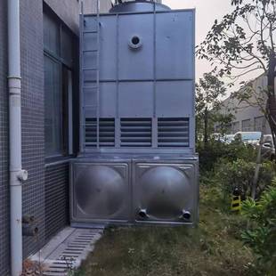 全钢方形冷却塔工业冷却塔散热水塔304不锈钢较大方形冷却塔