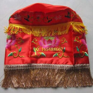 红色宝盖 黄龙伞幢幡 民俗文化绣品 华盖皇梁伞 皇凉伞 伞蓬 30cm