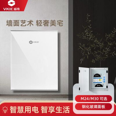 威奇-晶耀多媒体信息箱家用多规格光纤入户箱弱电箱 不锈钢装饰箱