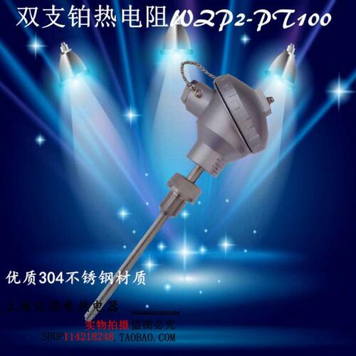 WZP2-230/WZP2-231/双支PT100铂热电阻/传感器/固定螺纹热电偶