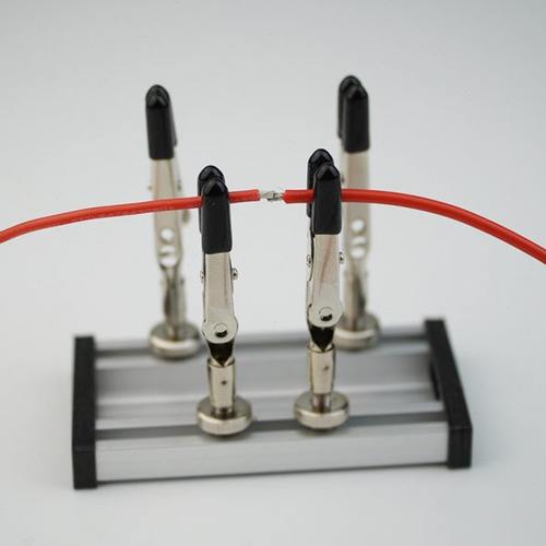 百思兔轨道夹铝合金焊锡助手电烙铁焊台支架接万向辅助夹工具