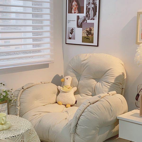 懒人沙发榻榻米单人卧室小沙发小户型飘窗座垫可躺可睡床上靠背椅,住宅家具,懒人沙发,淘宝优惠券,粉丝福利购,淘宝优惠卷