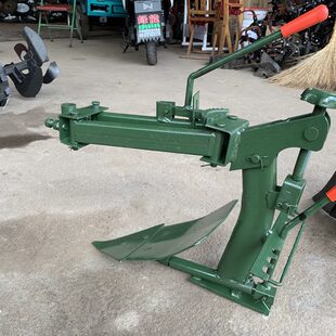 微耕机加宽开沟器翻转犁大犁子可调翻地犁 旋耕机配件犁地机 翻犁