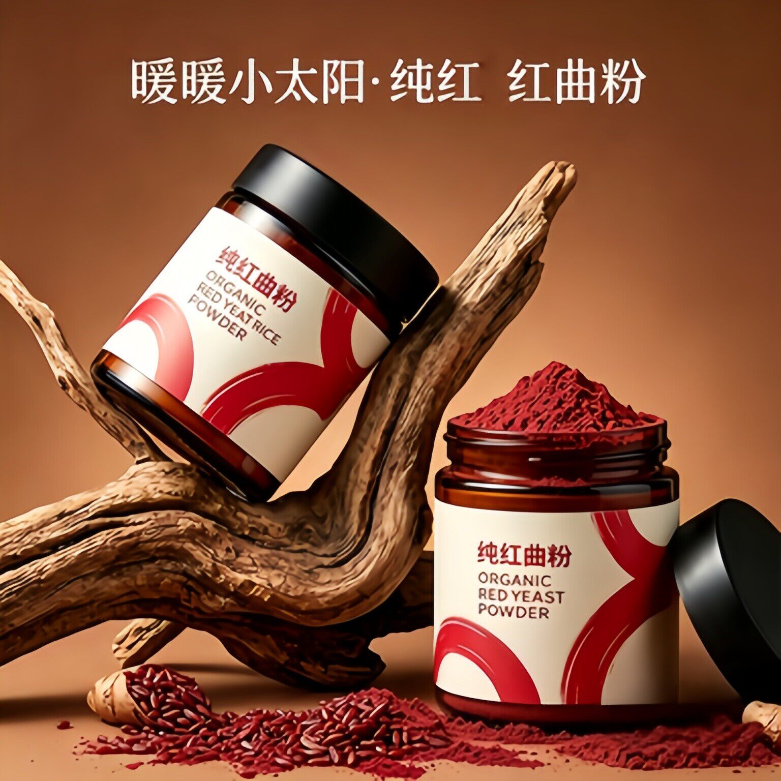 央妈推荐正宗红曲米粉食用色素烘焙丝绒卤肉专用纯天然官方旗舰店
