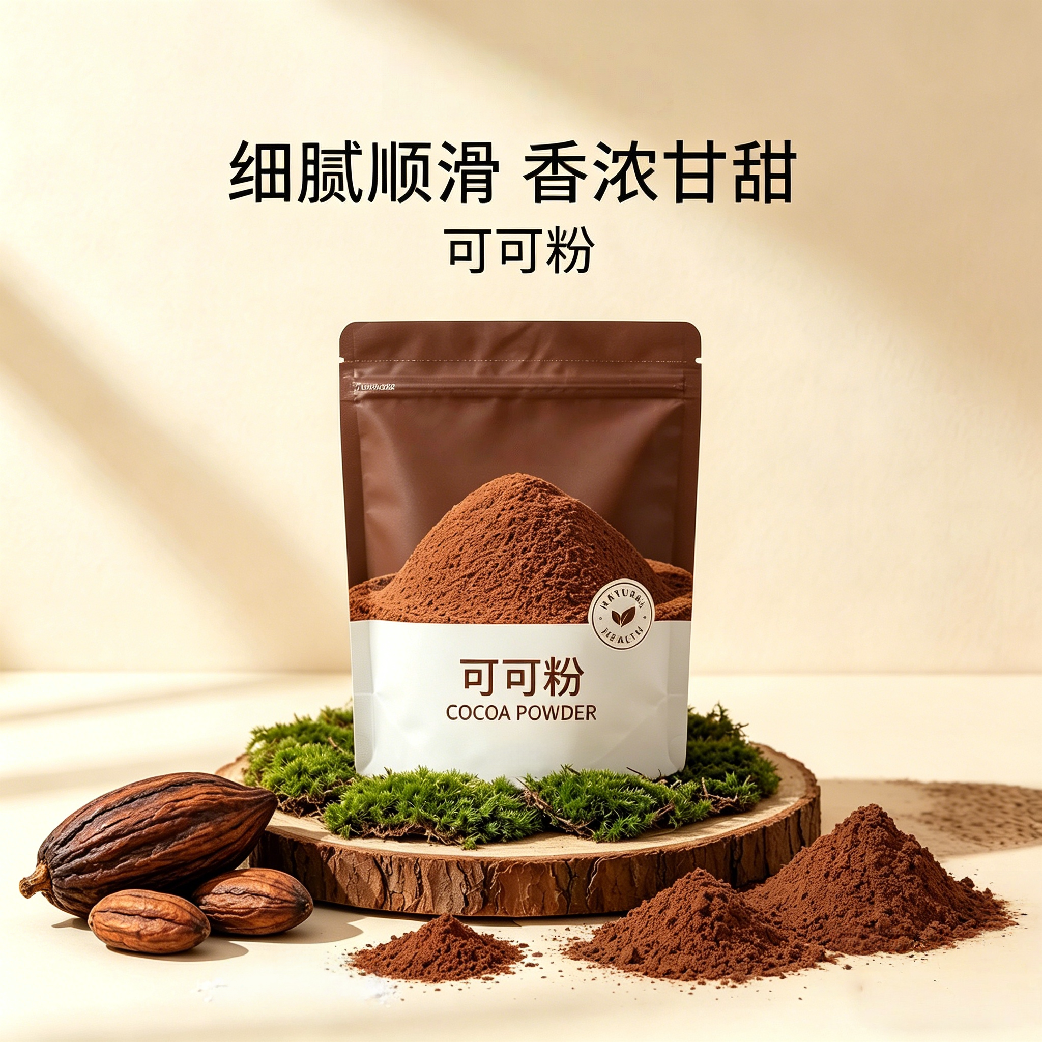 央妈推荐可可粉烘焙专用官方旗舰店无糖生可可粉冲饮巧克力超市粉