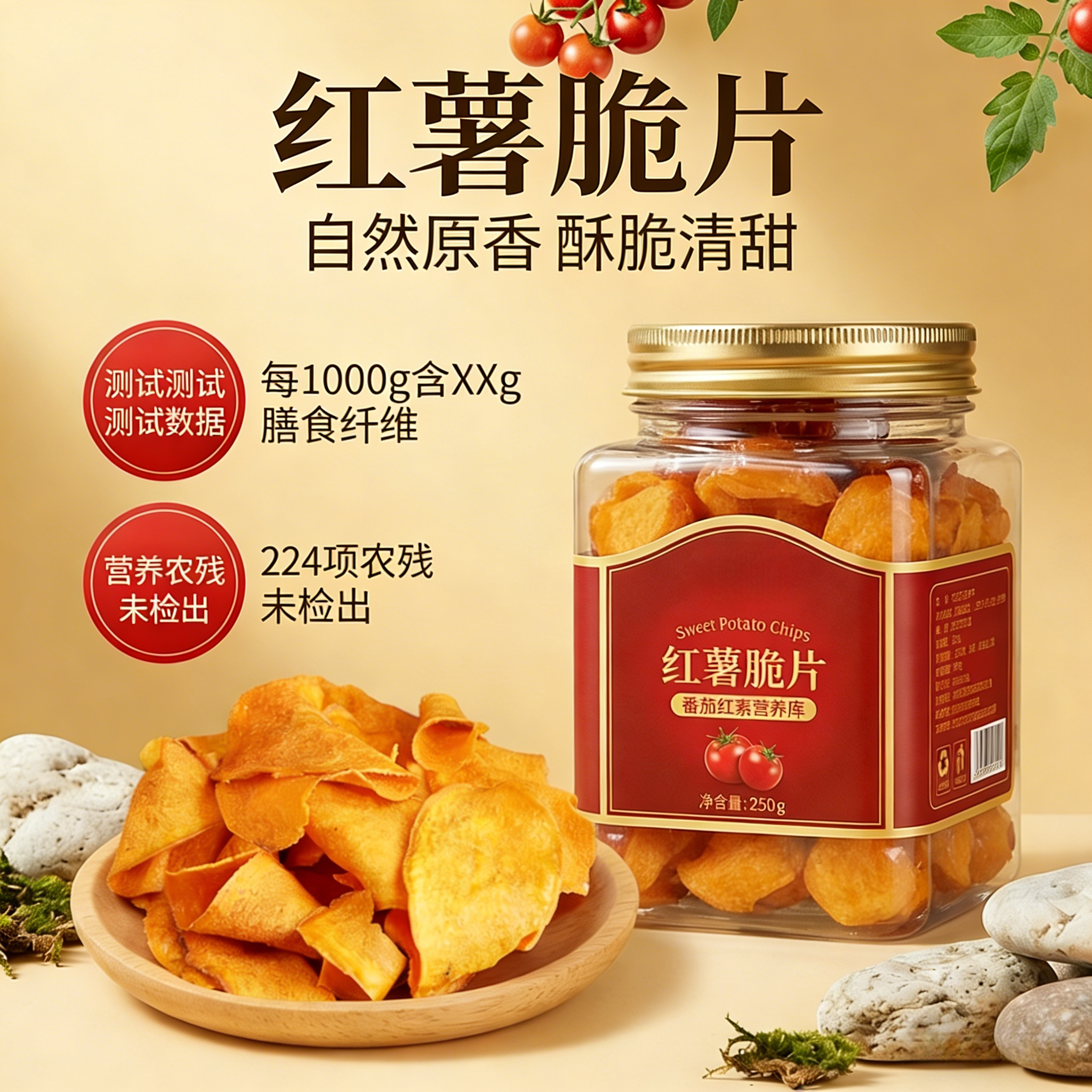 央妈推荐红薯片脆片香脆地瓜干0无添加农家自晒红薯干片健康零食
