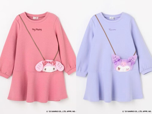 新款卡通库洛米美乐蒂挎包可爱上衣连衣裙