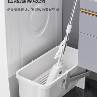 佳帮手长方形搓洗拖把桶家用胶棉拖把平板拖布清洗筒手提清洁水桶