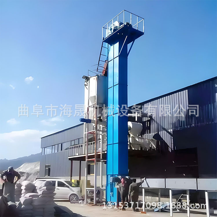 砂石水泥斗提机 海晟加工干粉腻子上料机 垂直NE15斗式提升机