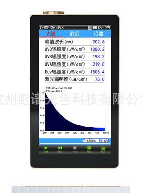 222NM紫外照度计  光照治疗仪杀菌灯紫外光源