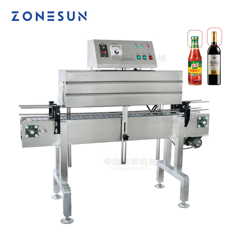 ZONEUSUN SX405瓶颈盖标签电热收缩机PP/PVC/PET薄膜热收缩包装机
