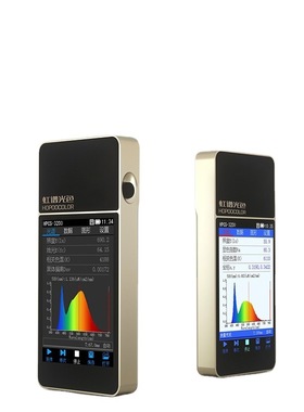 HPCS-320D光谱彩色照度计色温仪波长检测仪手持LED灯具显指RA测试