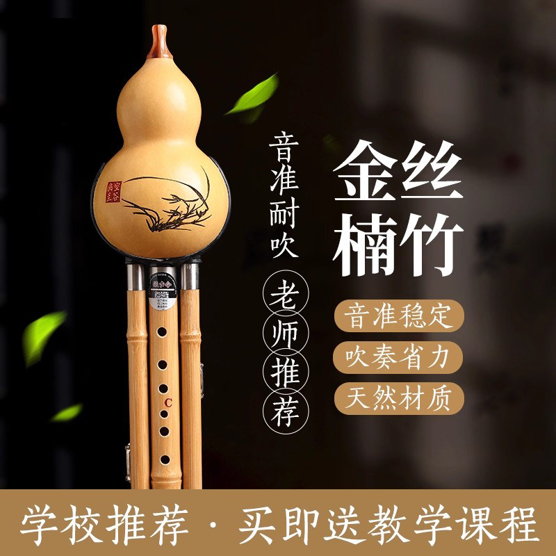 葫芦丝乐器c调小学生降b调初学专业演奏专用成人通用DGFA调旗舰