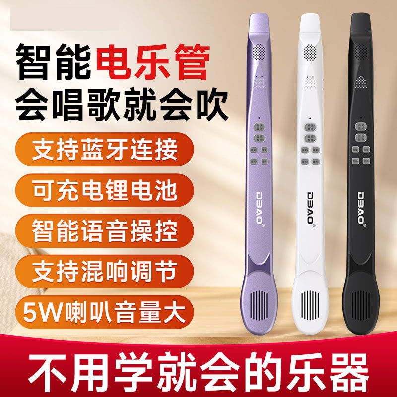 德国智乐管电乐管蓝牙款可当音箱会哼歌就会吹电子吹管卡祖笛乐器