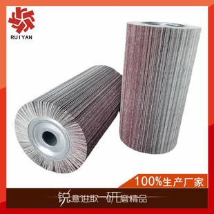 定做超大千页轮 陶瓷厂素坯磨片机250*450*50mm 100目砂布千叶轮