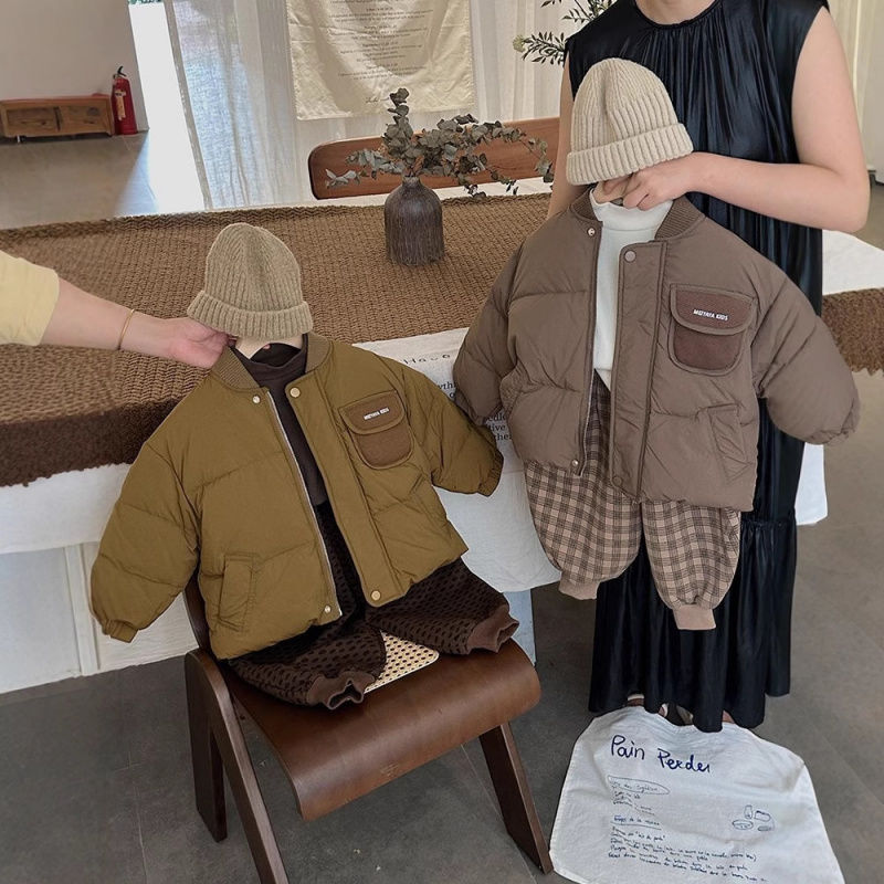 男童棉服冬季韩版洋气时髦童装加