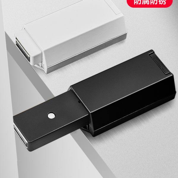 重型隐形门反弹器衣柜按压式强磁铁吸合器高门推拉门自动回弹碰珠