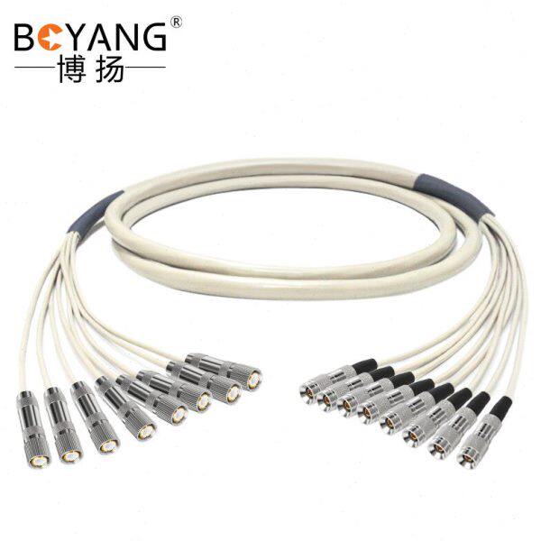 博扬 2M跳线L9-CC4 2M兆E1接头成品跳线syv75-2-1同轴电缆DDF转