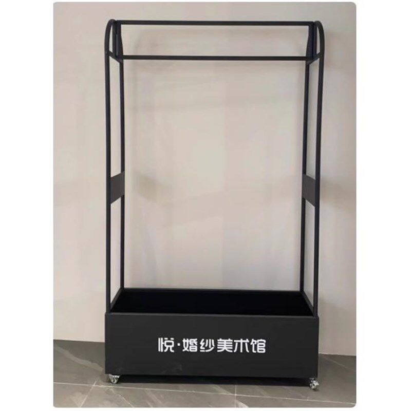 婚纱店静音手推车礼服馆带轮移动挂衣车摄影新娘试纱工具车加厚