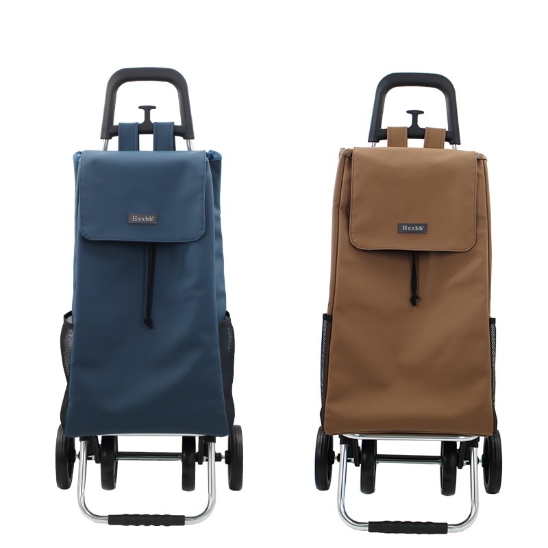 HSXBB买菜车购物车四轮车便携折叠车小拉车老年人车轻便时尚车