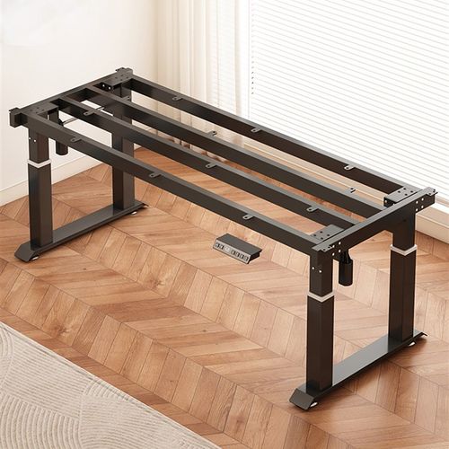 智能电动升降桌架双电机四横梁茶几家用书桌框架办公桌腿电脑桌子