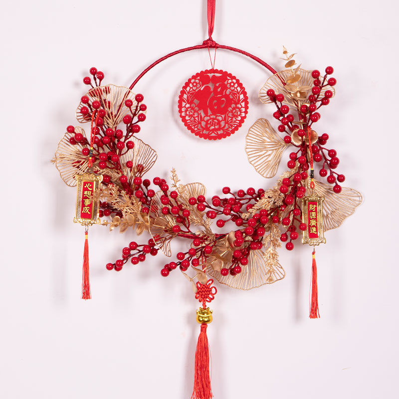 虎年新年春节挂件乔迁之喜新居客厅春节入宅仪式大门装饰玄关挂饰