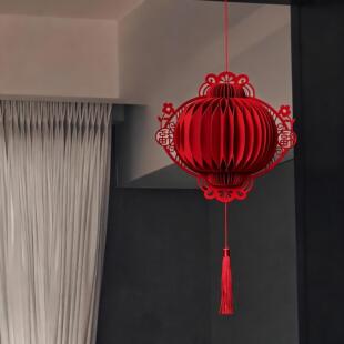 新年装饰过年挂件2026马年氛围布置客厅入户门灯笼挂饰吊饰喜庆