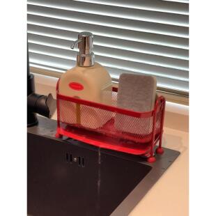 洗碗海绵沥水架百洁布置物架刷碗海绵擦洗碗擦木浆棉厨房收纳篮盒