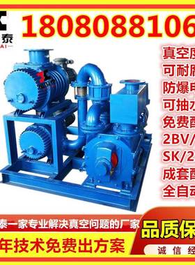云南JZJ2S30-1水环真空机组ZJP30罗茨增压泵2SK-1.5真空泵4.75KW