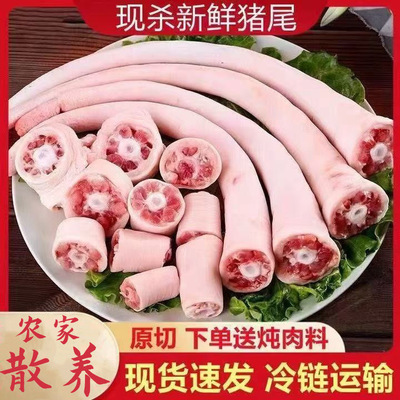 5斤农家散养长尾短尾猪肉尾巴