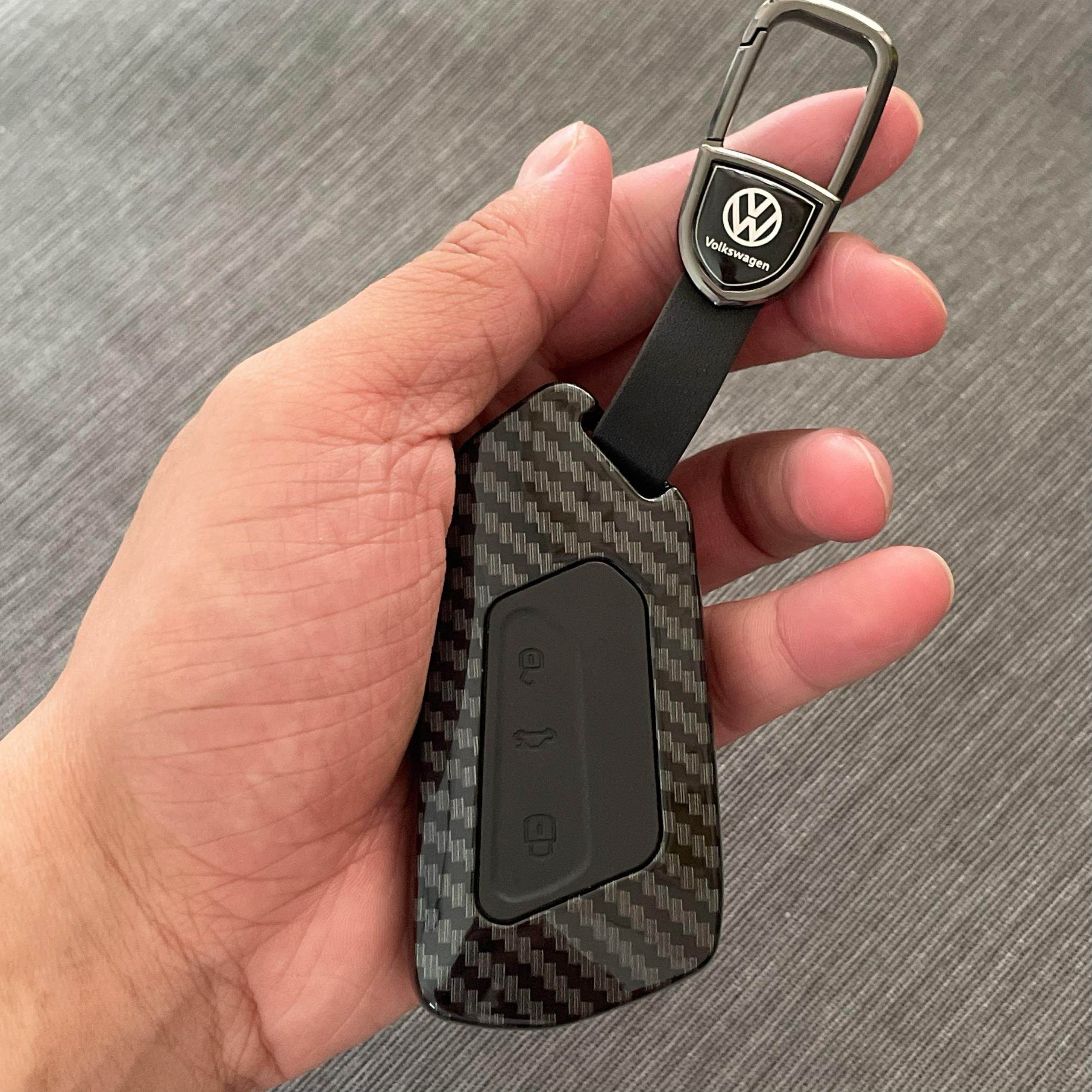 大众凌渡钥匙套高尔夫8揽巡 id3威然id4途昂id6x揽境汽车高级壳扣