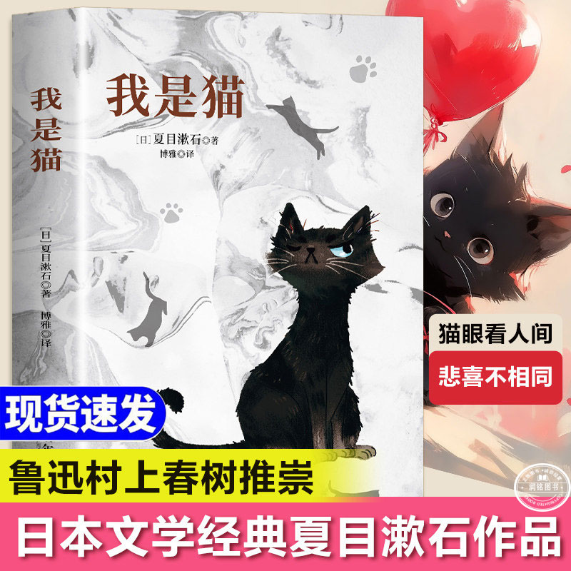 我是猫夏目漱石 正版书籍日本中文外国文学日本文学小说经典世界名著现代文学初高中成人课外阅读世界名著阅读冷眼旁观人类的世界