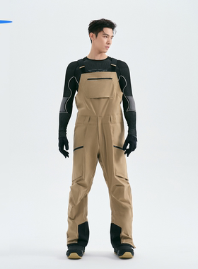 喜马猿 2425雪季3L硬壳雪裤 HIMA YETI工装直筒PA66耐磨 防水透湿