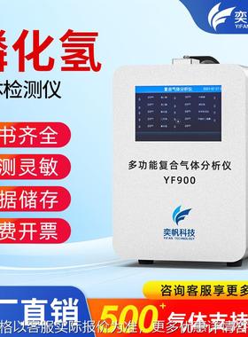 手提式磷化氢检测仪工业用有限空间PH3氟化氢气体泄漏浓度探测器