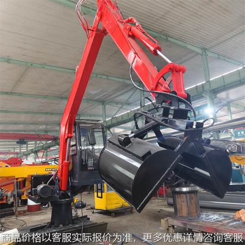 挖机臂总成固定式挖机臂船用固定式挖臂车间固定式4.5-7米加长臂