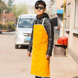 好而不贵 全牛皮围裙电焊工作劳保焊接防烫耐高温防火耐磨加厚