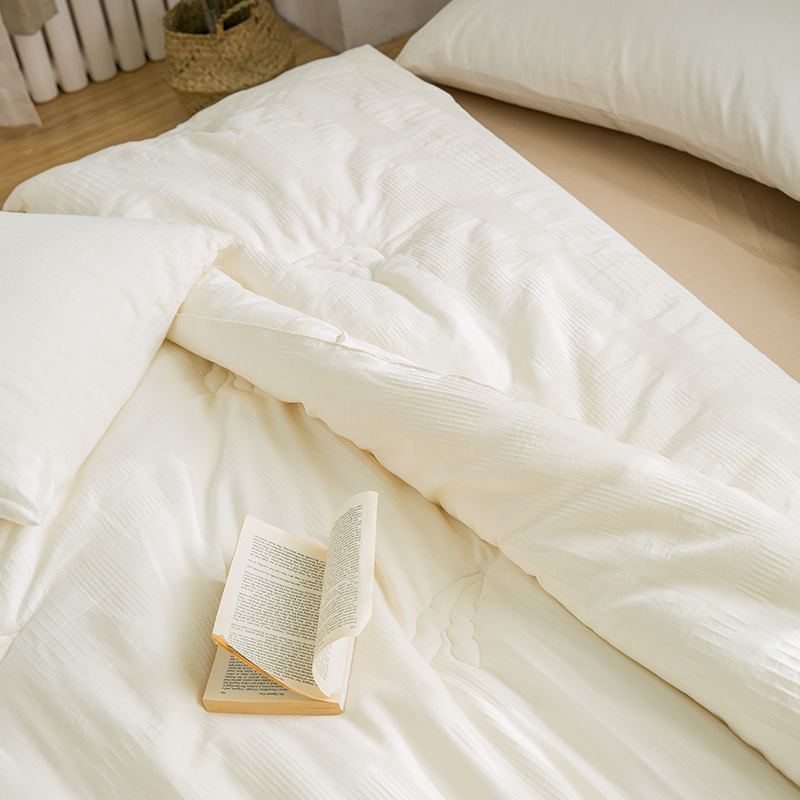 A类大豆纤维被子棉被保暖加厚秋冬被单人学生宿舍子母被冬季被芯
