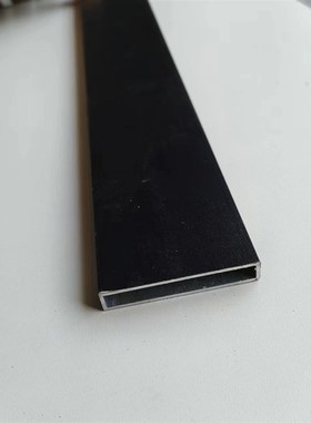 铝合金方管10*60.10*80.10*100.10*120黑白灰咖啡色铝扁管铝方通