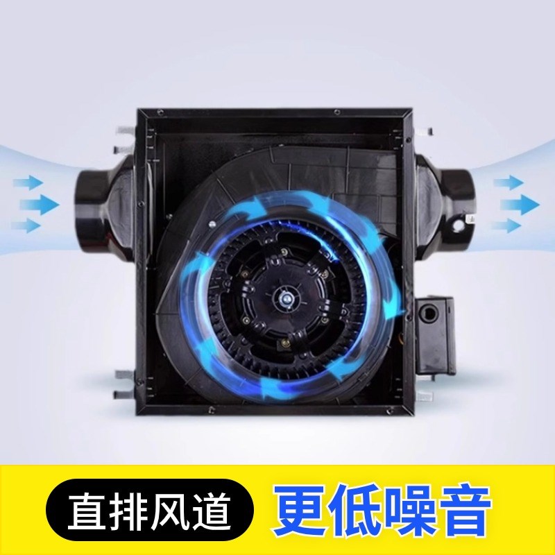 绿岛风超薄型管道抽风机强力静家用商用卫生间送风机静增压换气