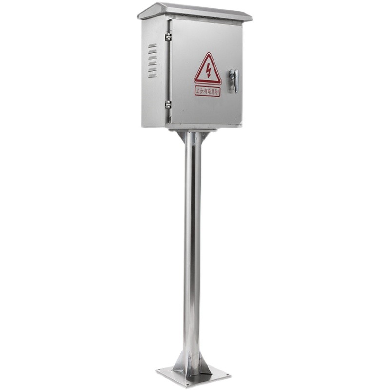 室内外304不锈钢配电箱户外防水电控箱小型201家用充电仪表立柱箱