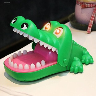 鳄鱼咬手指好玩的玩具男孩解压恶搞整蛊人神器小学生情绪宣泄器材