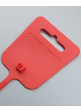 标牌扎带 可标记标牌的扎带 黑色标牌扎带 蓝色尼龙飞机孔扎带