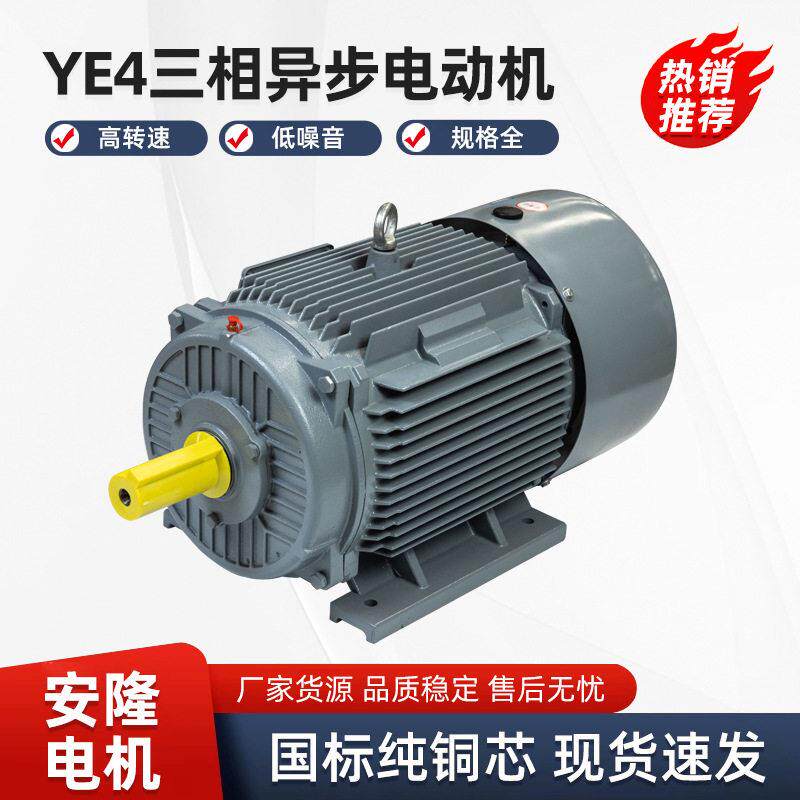 厂家销售YE4三相异步电动机2级能效型号多样量大价优