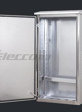 不锈钢户外柜700*1700*370mm/室外防水动力柜IP55电气柜A级