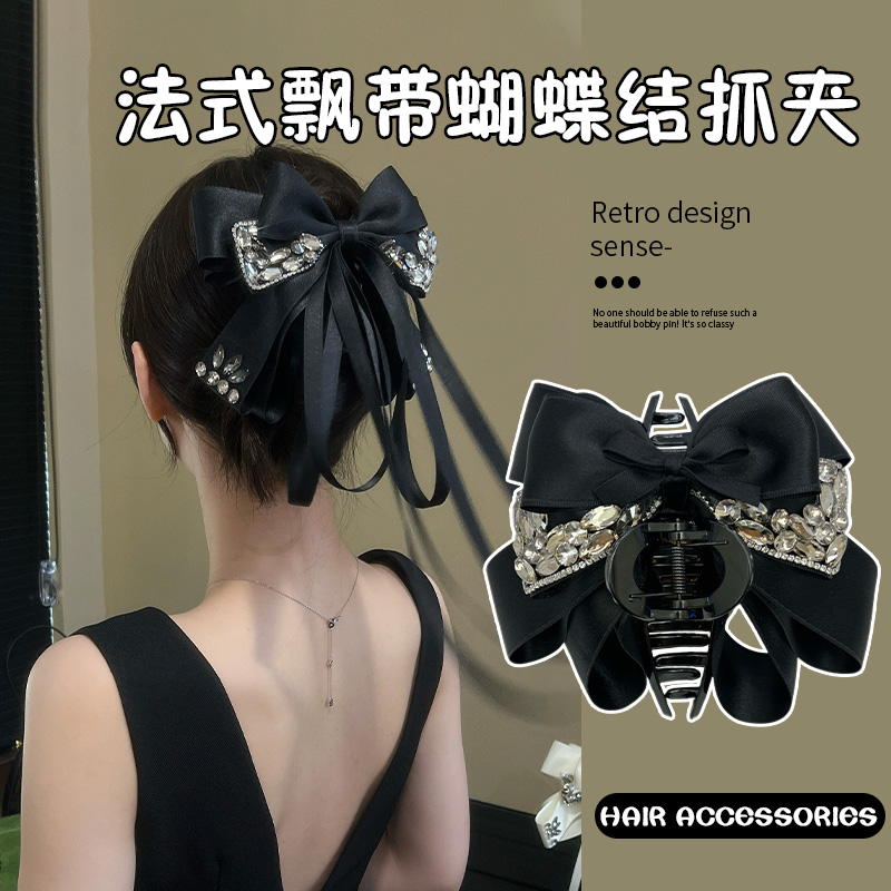 2025超火发夹高级感新款高端蝴蝶