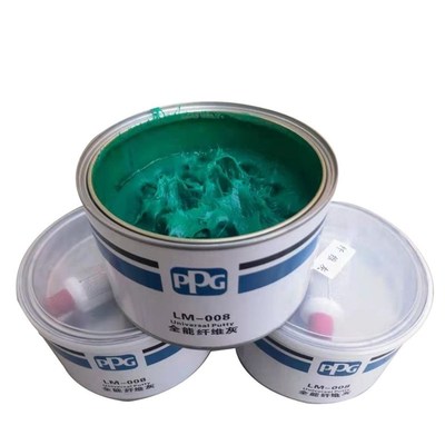 Ppg钣金合金灰汽车腻子高温原子灰修复塑料玻璃纤维灰铁皮填补P38