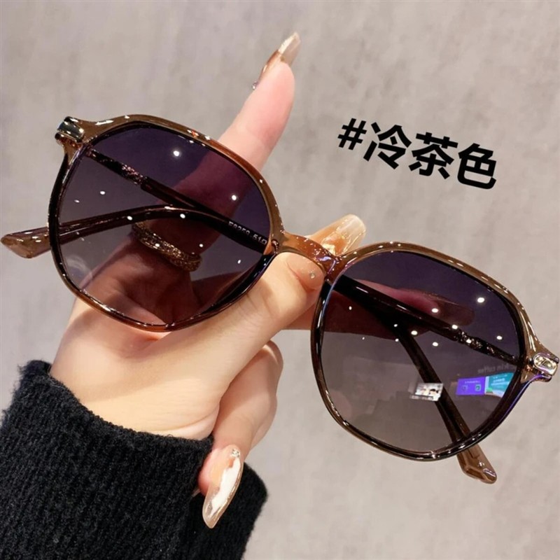 莱思轻奢2防紫外线防晒茶色偏光墨镜遮阳女款气质级感太阳镜